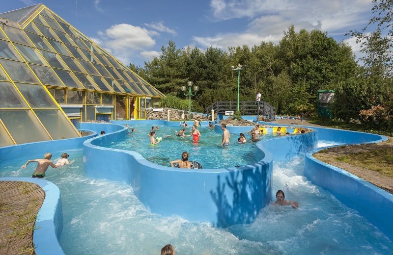 Camping in België met wildwaterbaan