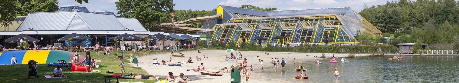 Camping in Belgisch Limburg met strandbad